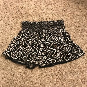 Aqua patterned shorts!